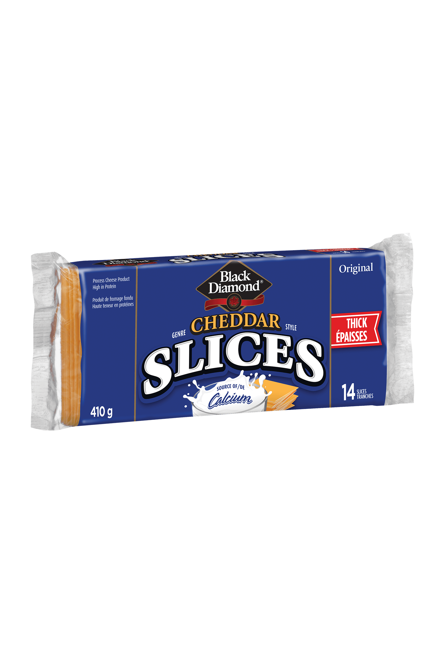 BLACK DIAMOND CHEDDAR SLICES 410G  14 SLICES