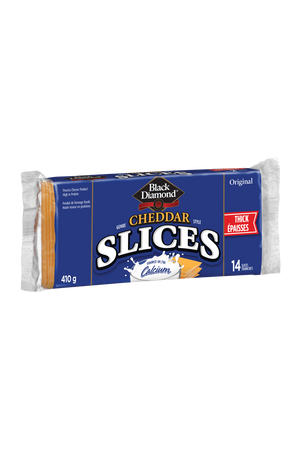 BLACK DIAMOND CHEDDAR SLICES 410G  14 SLICES