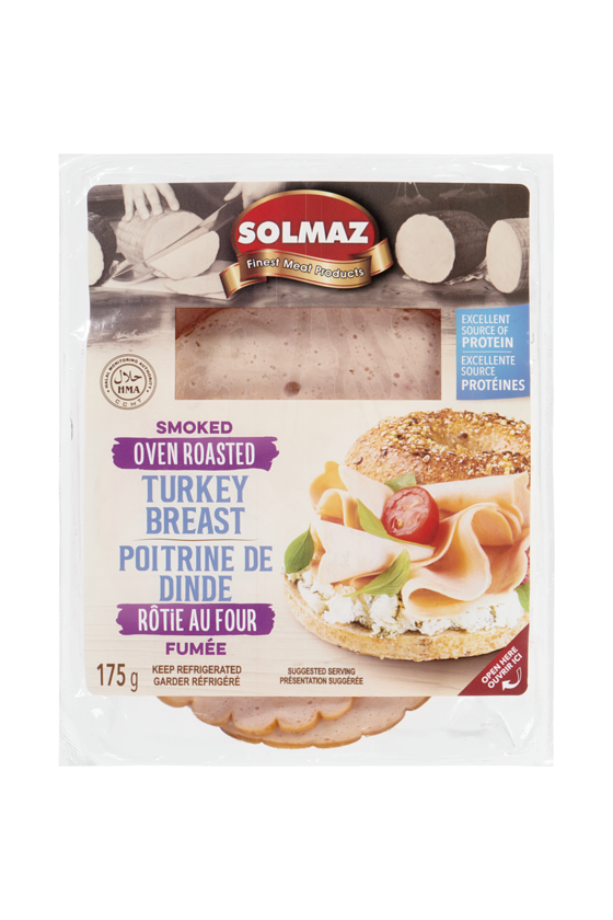 SOLMAZ SMOKED OVEN ROASTED TURKEY BREAST 175G