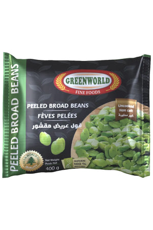 GREENWORLD PEELED BROAD BEANS 400G