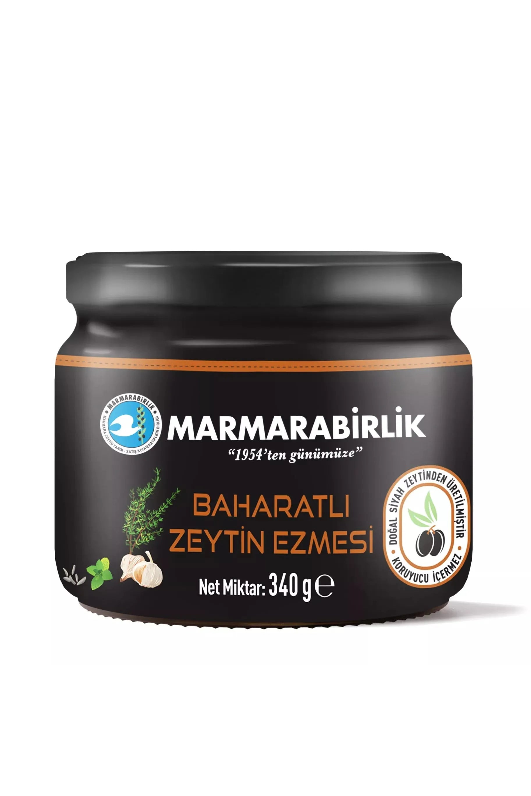 MARMARABIRLIK BAHARATLI ZEYTIN EZMESI 340g