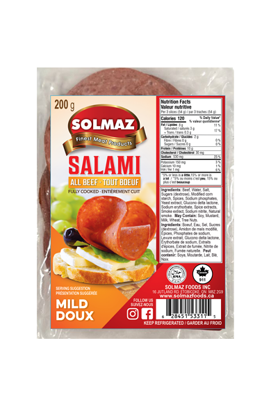 ALL BEEF SALAMI MILD