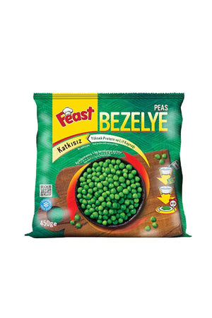 FEAST FROZEN GREEN PEAS 450G