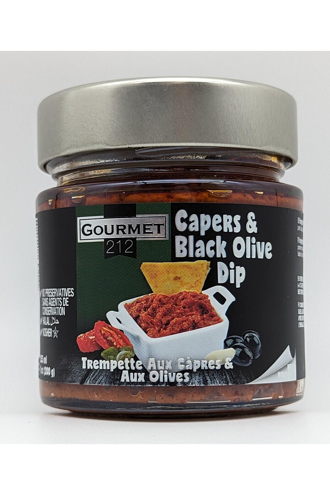 GOURMET 212 CAPERS & BLACK OLIVE DIP 200g