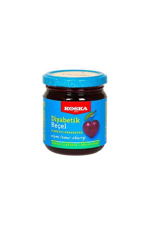 KOSKA DIABETIC SOUR CHERRY PRESERVE/JAM 240g
