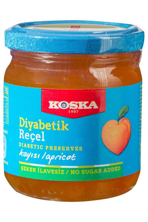 KOSKA DIABETIC APRICOT PRESERVE/JAM 240g