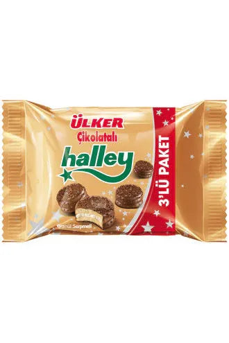 ULKER HALLEY SUTLU CIKOLATA 3 PACK 3x 66g