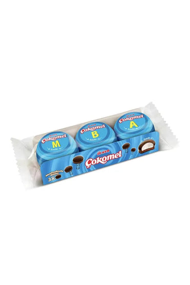 ULKER COKOMEL CHOCOLATE COATED PLAIN  (BLUE) 36g