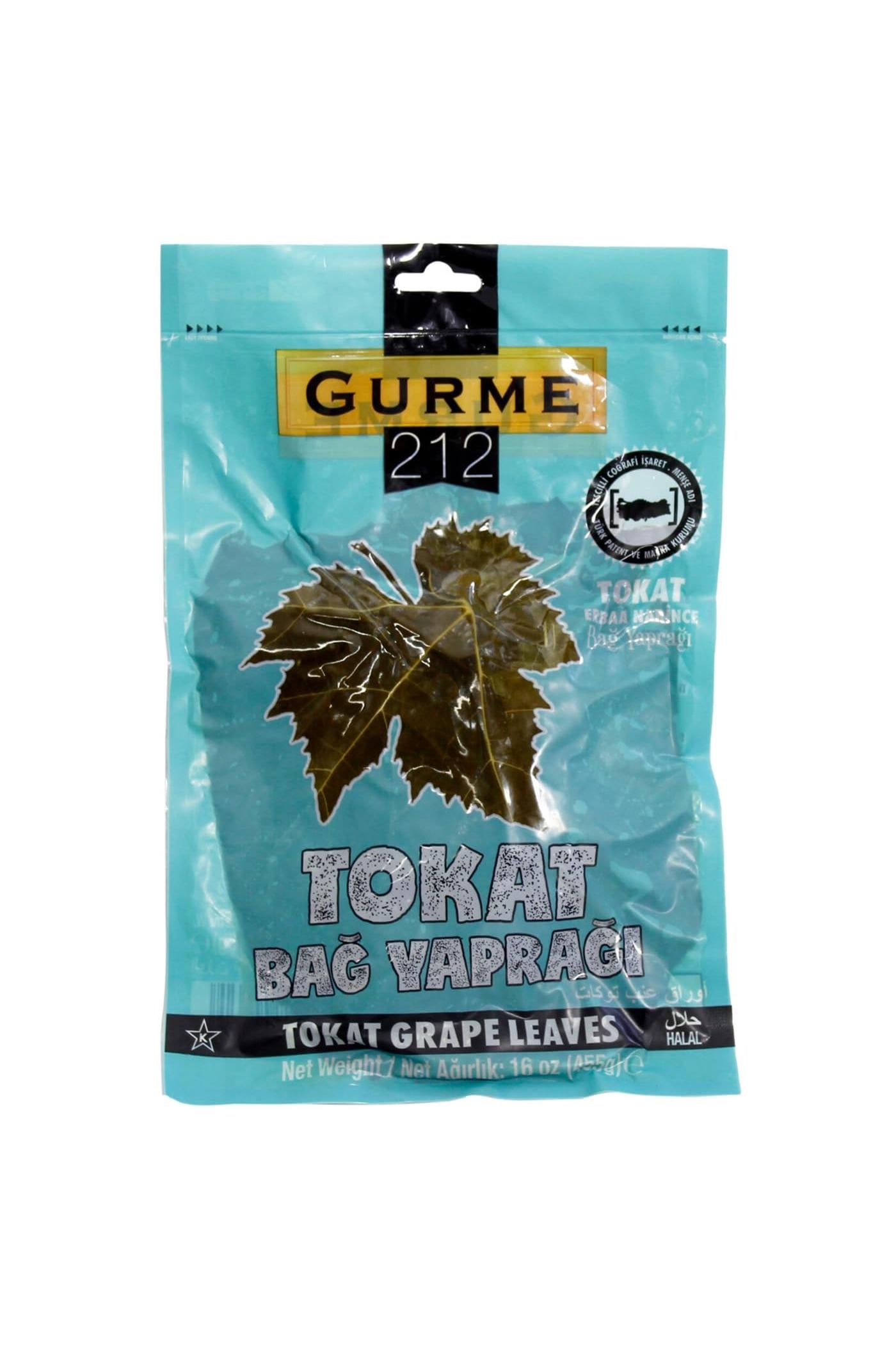 GURME 212 TOKAT BAG YAPRAGI GRAPE LEAVES 455g