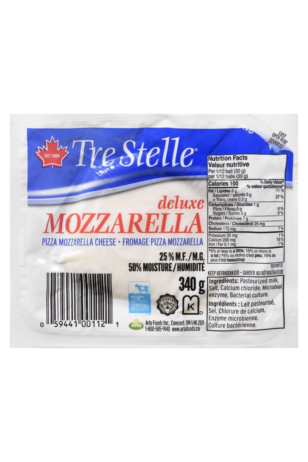 TRE STELLE DELUXE MOZZARELLA 340g