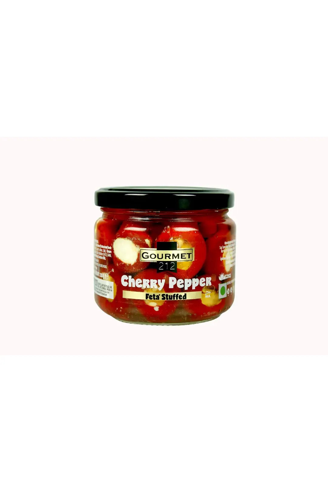 GOURMET 212 CHERRY PEPPER STUFFED W/FETA 255ml