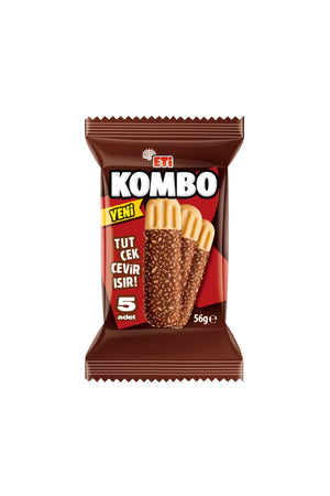 ETI KOMBO CHOCOLATE COVERED STICK 56g