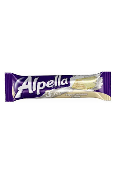 ALPELLA 3GEN WHITE CHOCOLATE WAFER 28G