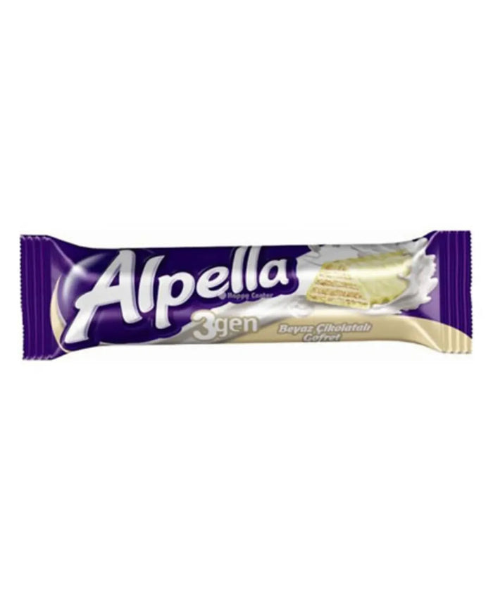 ALPELLA 3GEN WHITE CHOCOLATE WAFER 28G