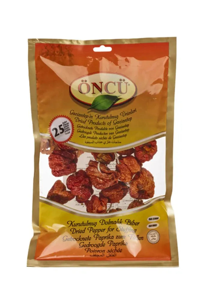 ONCU DRIED PEPPER FOR STUFFING 25 Pcs