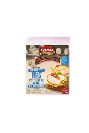 SOLMAZ SMOKED MONTREAL STYLE TURKEY BREAST 175G