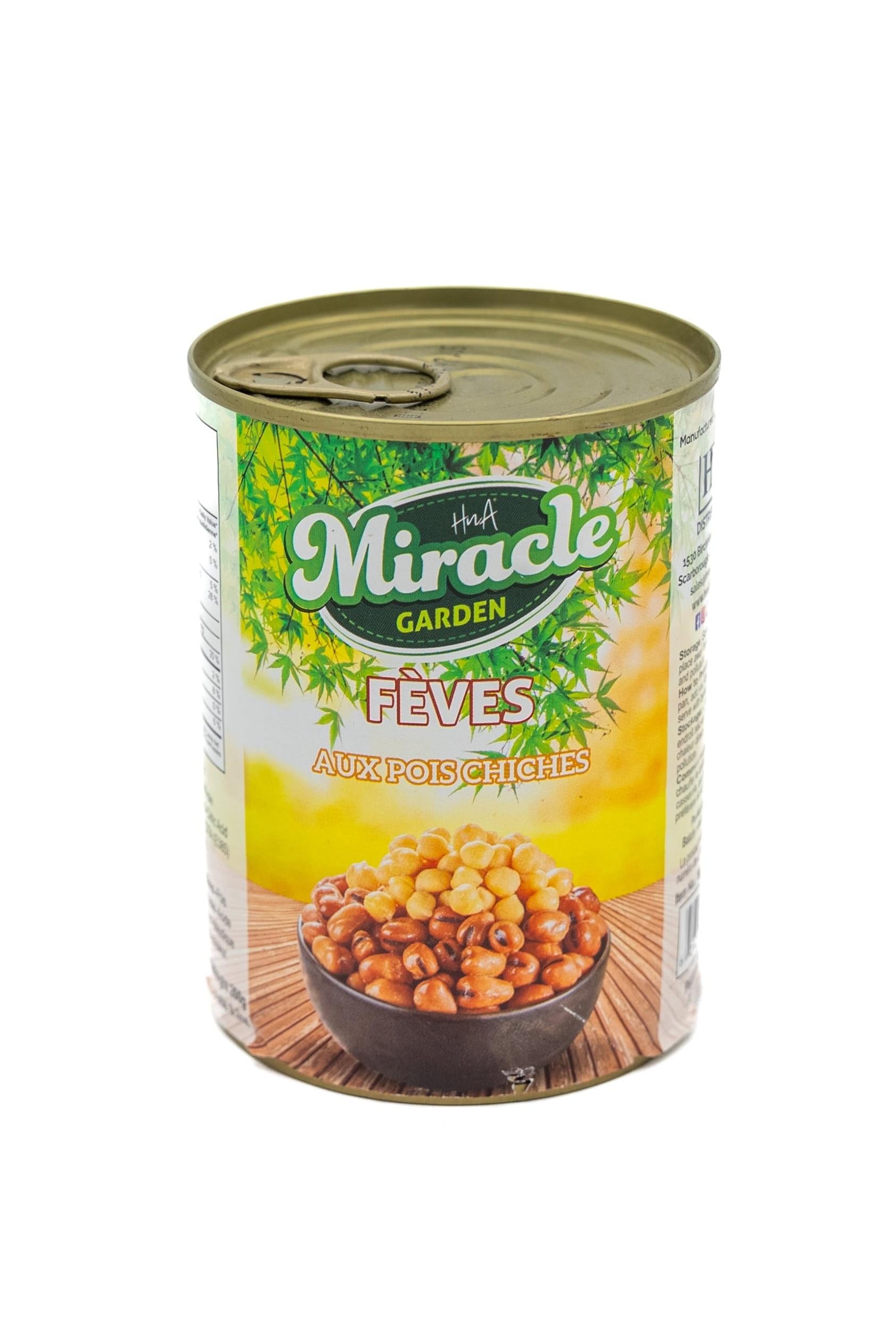 HNA MIRACLE FAVA BEANS W. CHICKPEAS 400g