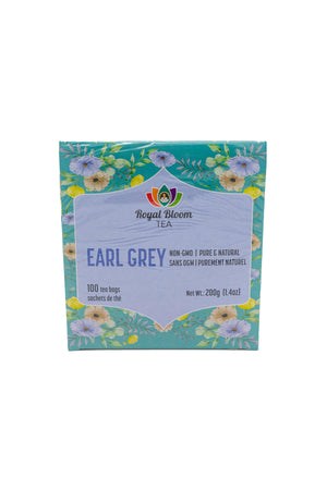 ROYAL BLOOM EARL GREY 100 TEA BAGS