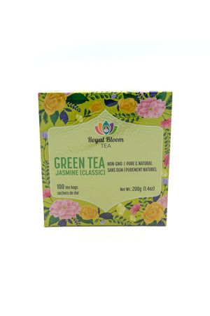 ROYAL BLOOM GREEN TEA JASMINE 100 TEA BAGS