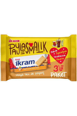 ULKER IKRAM FINDIKLI HAZELNUT 3 LU PACK 252gr